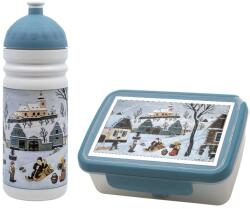 R&B Mědílek Egészéges kulacs és uzonna doboz Szánkóló gyerekek (SETZLZS07413)