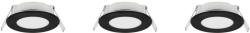 TRIO 635110302 Himal 3db, egyenként 450lm, 2700/4000K, fényerőszabályzós, mennyezetbe építhető lámpa (635110302)