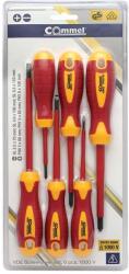Commel Csavarhúzó készlet, 6db-os, VDE 100V (COMMEL-370-251)