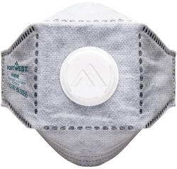  P392WHR Portwest EAGLE FFP3 szénszelepes, összehajtható, lapos légzőkészülék (10 db) (P392WHR)