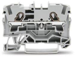 Wago 2 vezetékes átmenő sorkapocs 4 mm2 szürke (2004-1201)