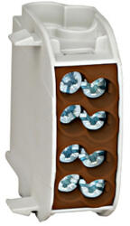 Schrack Technik Nagyáramú burkolt elágazókapocs, 25mm2, 1p/4 leágazás, barna (IK026140)