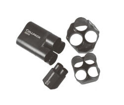 Cellpack Zsugor végelzáró, elágazó 4x120-300mm2, gyantás, SEH4, 95-36, fekete, 220485 (143563)
