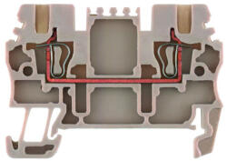 Weidmüller ZDU 1.5 átvezető sorkapocs, rugós, 1, 5mm2, bézs (1775480000)