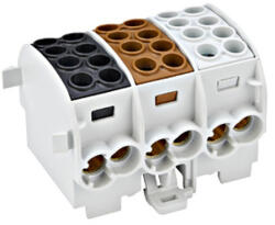 Schrack Technik Nagyáramú burkolt elágazókapocs, réz, 35mm2 - 3p (IK026283-A)