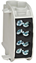 Schrack Technik Nagyáramú burkolt elágazókapocs, 25mm2, 1p/4 leágazás, fekete (IK026150)