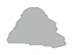 Schrack Technik Véglap IK690001-hez szürke (IK690201)