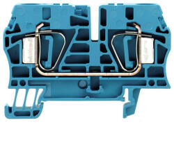 Weidmüller ZDU 6 BL átvezető sorkapocs, rugós, 6mm2, kék (1608630000)
