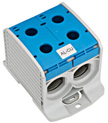 Schrack Technik Alu-réz vezetékösszekötő kapocs, dupla, kék, 300mm2 (IKA21726)