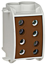 Schrack Technik Nagyáramú burkolt elágazókapocs, 70mm2, 1p/4 leágazás, barna (IK026340)