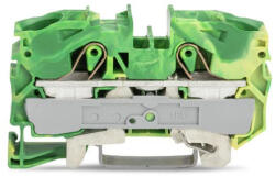 Wago 2 vezetékes földelő sorkapocs 16 mm2 zöld-sárga (2016-1207)