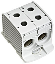 Schrack Technik Alu-réz vezetékösszekötő kapocs, dupla, szürke, 300mm2 (IKA21716)