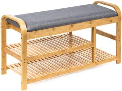  Cipőtartó állvány G21 90 x 33 x 50 cm, bambusz (6355526)