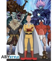 Abysse Corp One Punch Man "Saitama vs Villains" 52x38 cm poszter (GBYDCO040) - officedepot