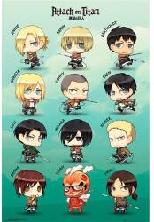 Abysse Corp Attack on Titan "Chibi characters" 91, 5x61 cm poszter (FP3749) - officedepot