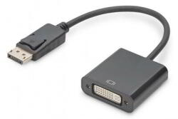 ASSMANN Assmann-DIGITUS aktív DisplayPort adapter / átalakító, DP - DVI - DB-340414-001-S (DB-340414-001-S)