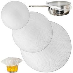 Orion 3 db-os tányéralátét készlet, Orion, 15 cm, 20 cm, 26 cm, szilikon, átlátszó (113415)