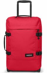 EASTPAK Tranverz gurulós bőrönd, S, piros (EK00061L6S21)