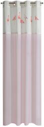 Eurofirany Flamingo csipkés dekor függöny Rózsaszín 140x250 cm (327136)