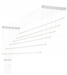 Kadax KADAX, Mennyezeti ruhaszárító, 6 rúd, 170 cm, Fehér (27319) Ruhaszárító