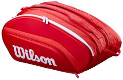 Wilson Super Tour Padel Bag Red 2026 Táska teniszütőhöz