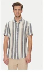 BLEND Férfi kevert anyagú ing, 20717864, len/viszkóz, M INTL, többszínű (0000304639043_M)