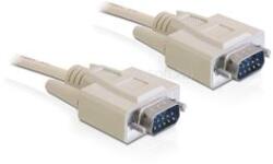 Delock RS-232 soros kábel SUB-D9 apa / apa 10 méteres (DL82983) (DL82983)
