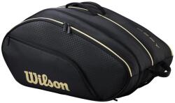 Wilson Defy V1 Padel Bag Black/Gold Táska teniszütőhöz