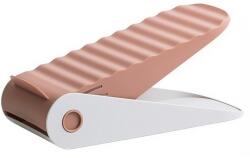 Cyrax Cipőtartó, Cyrax, Két Rétegű, Rendszerező, Csúszásmentes és Tartós, Állítható Magasságú, 25, 5x11x7, 5 cm, Rózsaszín, 150 g (126787)