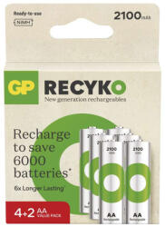 EMOS EMOS B25216, GP ReCyko NiMH Akkumulátor HR6 (AA) 2100mAh 6db (B25216)