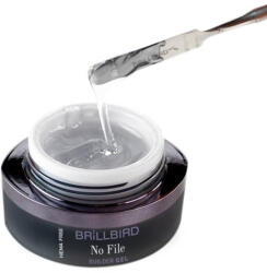Brillbird No File Builder gel - Clear - reszelésmentes műköröm építő zselé 5ml TF