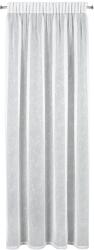 Eurofirany Kelly ezüstös szállal átszőtt eső hatású fényáteresztő függöny Fehér 140x270 cm (HS409658)