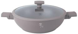 Berlinger Haus Wok edény fedővel, Berlinger Haus, BH8095 Taupe, 30 cm (BH8095)