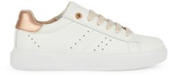 GEOX Geox, Bőr és műbőr sneaker, Fehér, Rózsaarany, 29 EU (J45GCB08554C1Z8W-29)