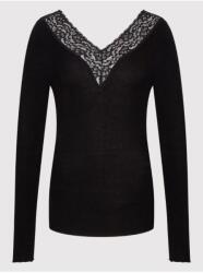 PIECES Női blúz, darabok, 300821527, viszkóz, XS INTL, fekete (0000300821527_XS)