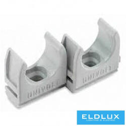 Dietzel Csőbilincs MÜII világosszürke 16mm-csőátmérőhöz műanyag 1db csőhöz szürke sorolható CL 16 (1843725679)