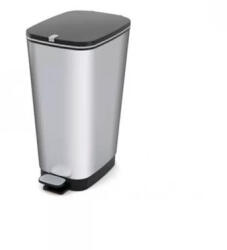 Keter Pedálos szemetes, fémhatású, 45 l, CURVER Chic, ezüst (UCCCHIC) (UCCCHIC)