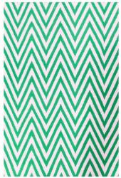 Bakero Szőnyeg Kelim Zig Zag green (155x240 cm) (bain0001731)
