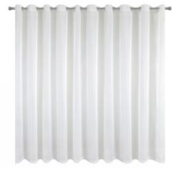 Eurofirany LUCY függöny, gyűrűkkel, 350x150 cm, fehér (E05-0031-10/01)