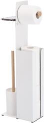 spirella WC-papírtartó YONI, kefével, tartóval és telefontartóval, fehér szín