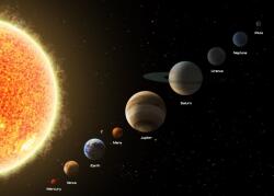  Öntapadó és mosható falfestmény Solar system3, 400 x 250 cm