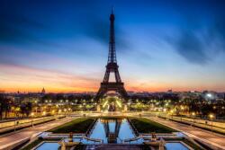  Öntapadó és mosható falfestmény Eiffel-torony hajnalban, 250 x 200 cm