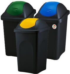 IgienaPHS Cos gunoi colectare selectiva Multipat 60 litri (PHS-MULTI60) - 24mag Cos de gunoi