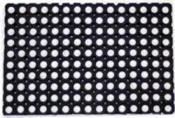 DuraHome gumiszőnyeg Rote 50 × 100 x 1, 6 cm, fekete (030010090)