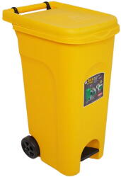 IgienaPHS Cos gunoi colectare selectiva galben/ plastic 80 litri (CYC-13) - 24mag Cos de gunoi