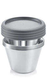 Tescoma GrandCHEF rozsdamentes acél panna cotta sütőforma, 4 db (428718.00) - pepita