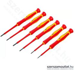 BGS technic VDE Precíziós csavarhúzó készlet, SL/PH, 6db-os (BGS-35883) (BGS-35883)