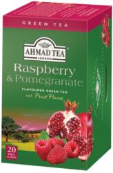 Ahmad Tea Ceai verde Raspberry & Pomegranate, 20 pliculețe, Ahmad Tea