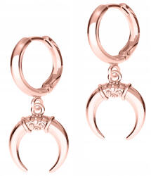  Aranyozott Holdszarv Félhold Kozmosz Hold Fülbevaló 925 EZÜST