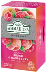 Ahmad Tea Ceai de fructe Peach & Raspberry, 20 pliculețe, Ahmad Tea